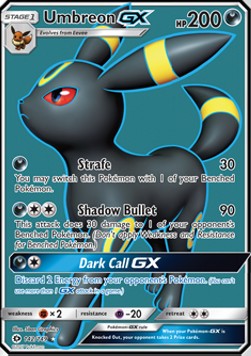 Umbreon GX SUM 142 Sun & Moon Base