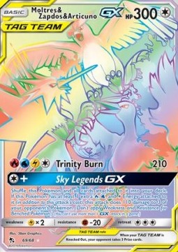 Moltres & Zapdos & Articuno GX HIF 69 Hidden Fates
