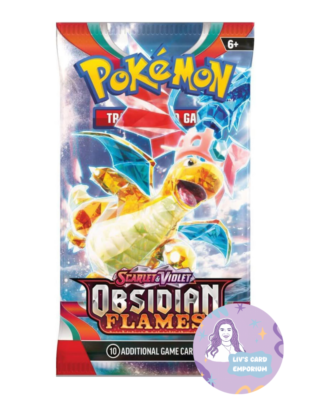 Obsidian Flames Sleeved Blister