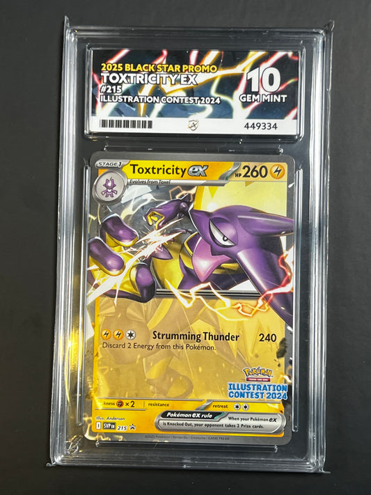 ACE 10 - Toxtricity ex - Black Star Promo - 215 - Illustration Contest 2024