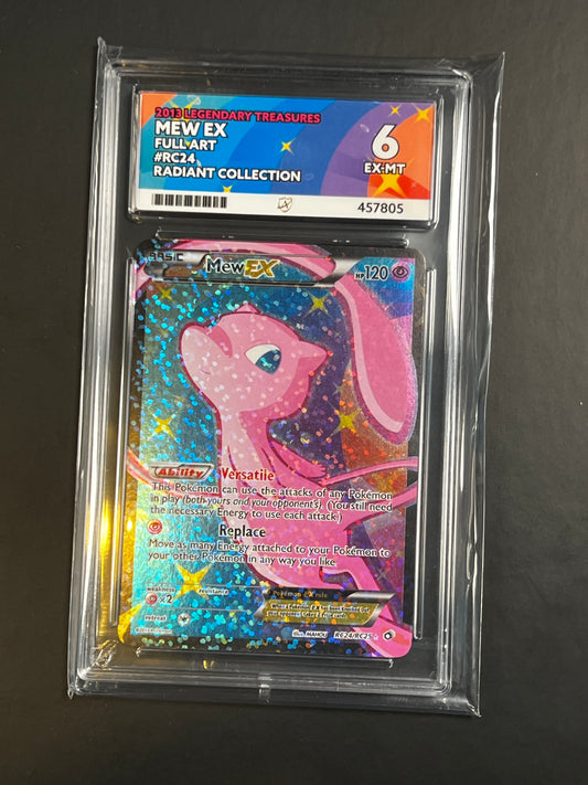 ACE 6 - 2013 - Mew EX - Legendary Treasures - RC24/RC25 - Full Art - Radiant Collection