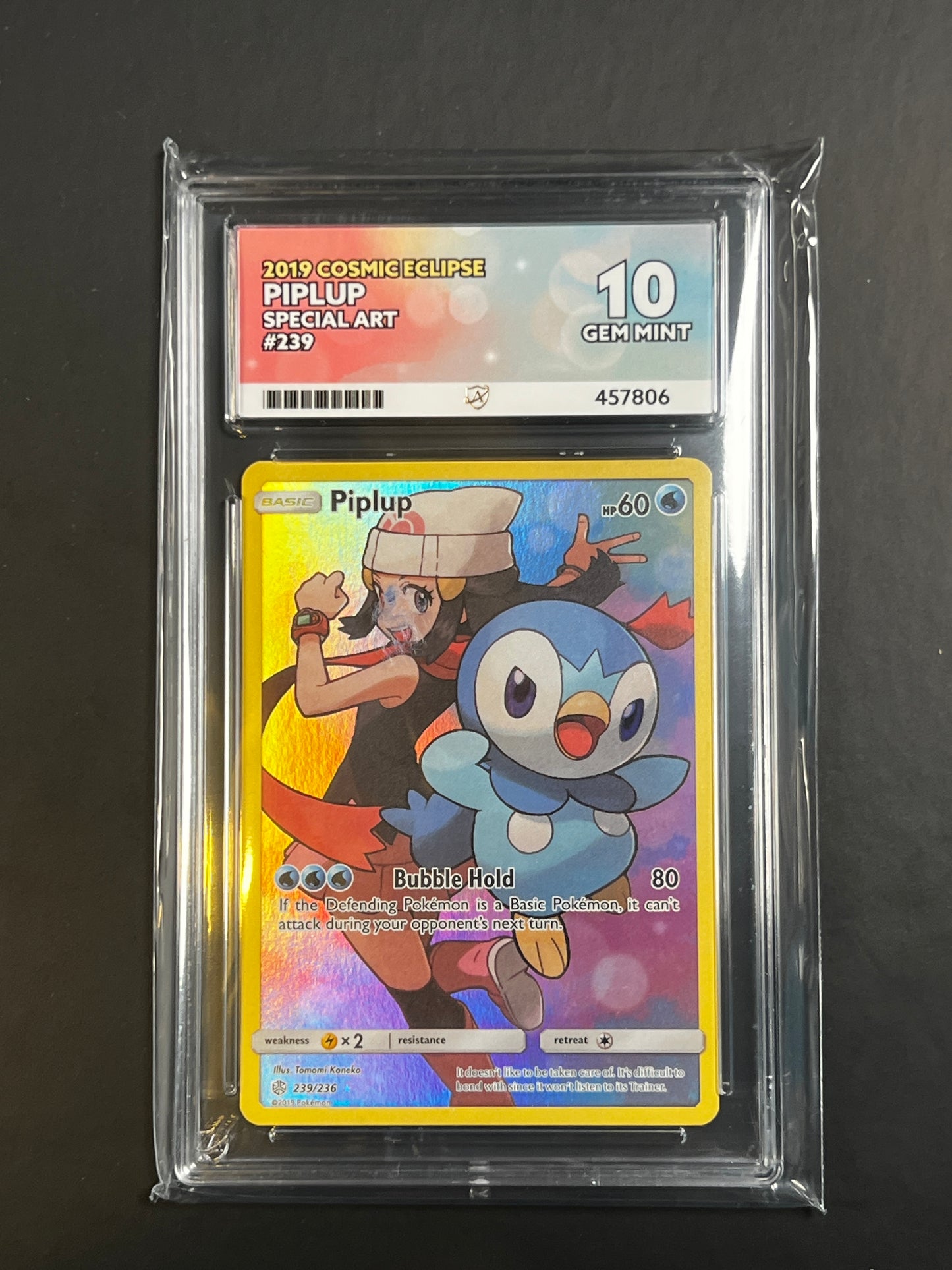 ACE 10 - 2019 - Piplup - Cosmic Eclipse - 239/236 - Special Art