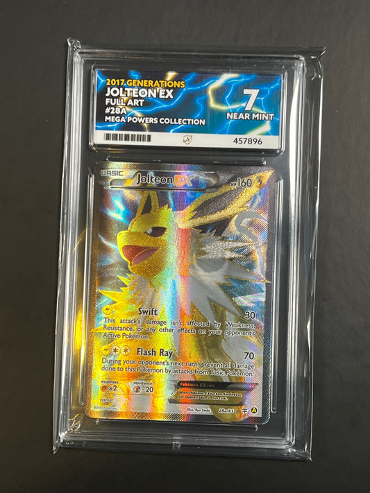 ACE 7 - 2017 - Jolteon EX - Generations - 28a/83 - Full Art - Mega Powers Collection