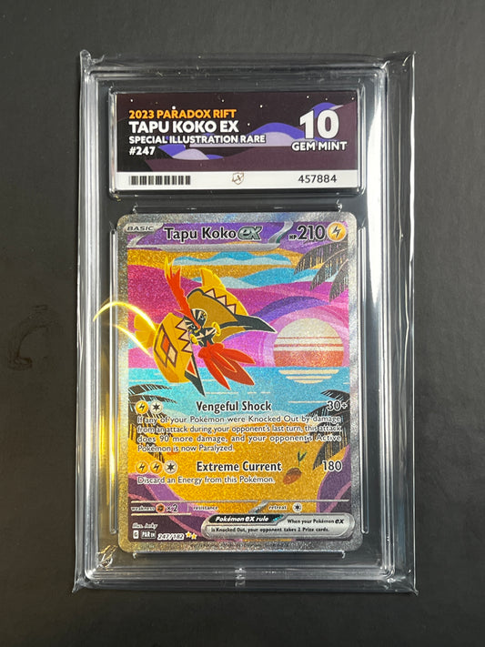 ACE 10 - 2023 - Tapu Koko ex - Paradox Rift - 247/182 - Special Illustration Rare