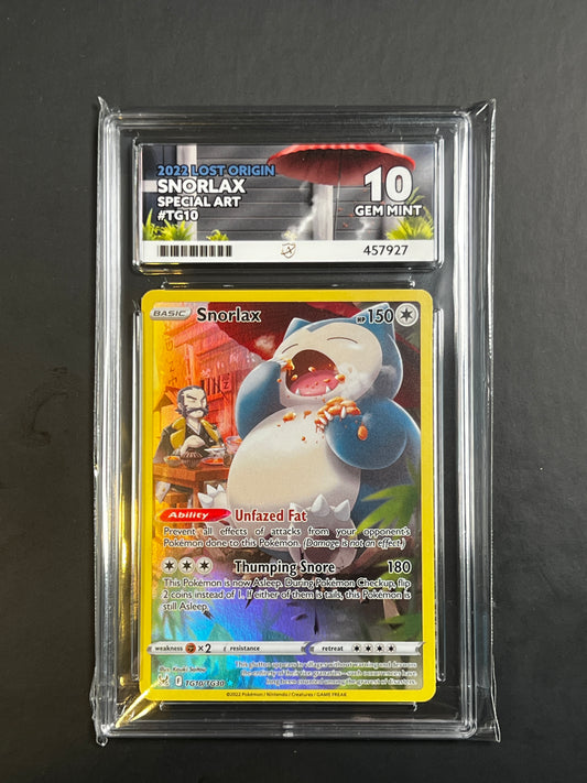 ACE 10 - 2022 - Snorlax - Lost Origin - TG10/TG30 - Special Art