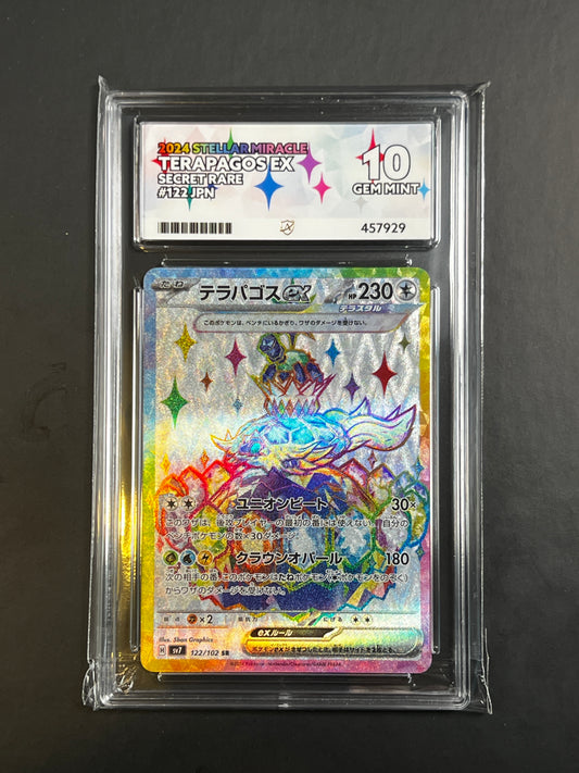 ACE 10 - 2024 - Terapagos ex - Stellar Miracle - 122/102 - Secret Rare - Japanese