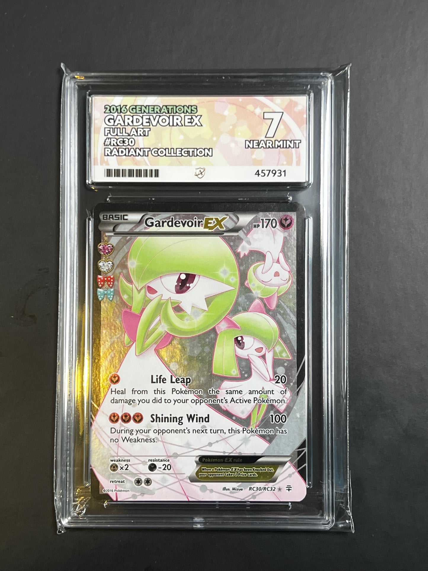 ACE 7 - 2016 - Gardevoir EX - Generations - RC30/RC32 - Full Art - Radiant Collection
