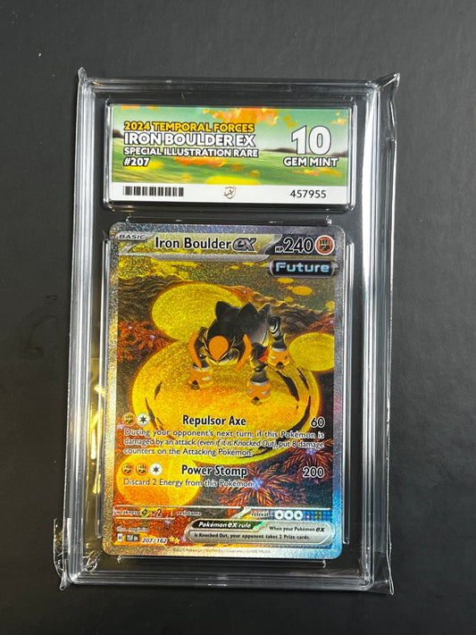 ACE 10 - 2024 - Iron Boulder ex - Temporal Forces - 207/162 - Special Illustration Rare