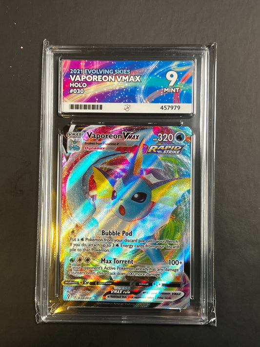 ACE 9 - 2021 - Vaporeon VMAX - Evolving Skies - 030/203 - Holo