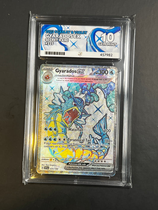 ACE 10 - 2023 - Gyarados ex - Scarlet & Violet - 225/198 - Secret Rare