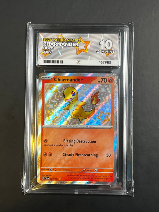 ACE 10 - 2024 - Charmander - Paldean Fates - 109/091 - Holo