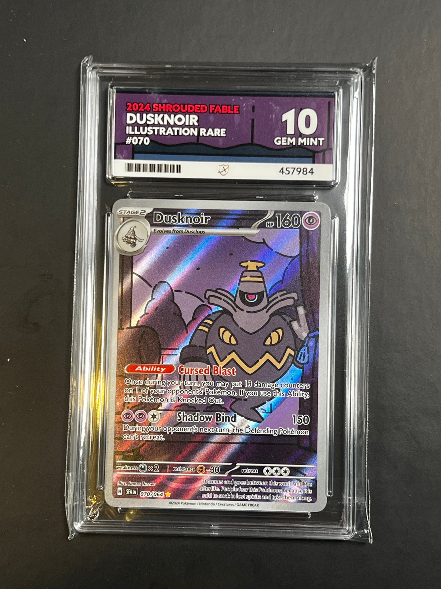 ACE 10 - 2024 - Dusknoir - Shrouded Fable - 070/064 - Illustration Rare