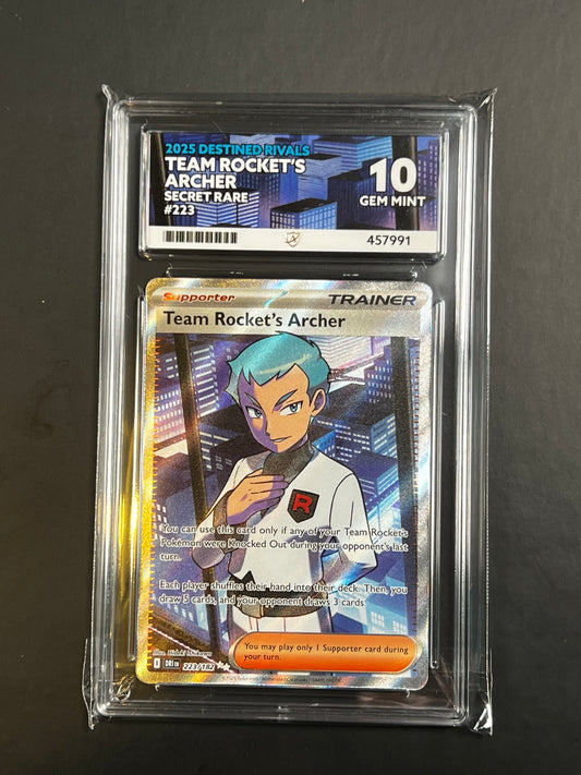 ACE 10 - 2025 - Team Rocket's Archer - Destined Rivals - 223/182 - Secret Rare