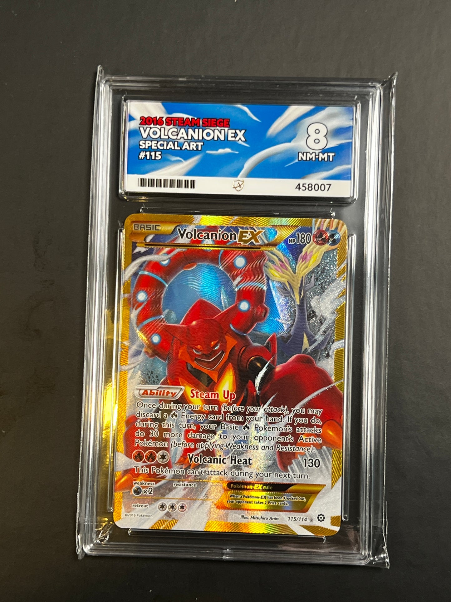 ACE 8 - 2016 - Volcanion EX - Steam Siege - 115/114 - Special Art