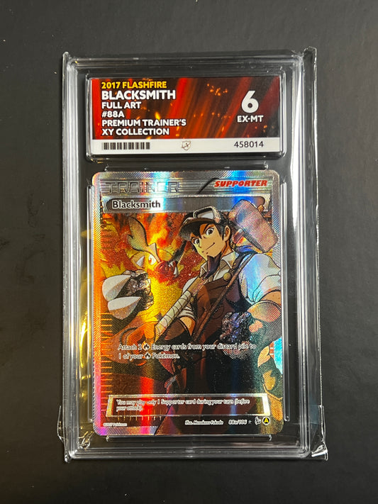 ACE 6 - 2017 - Blacksmith - Flashfire - 88a/106 - Full Art - Premium Trainer's XY Collection