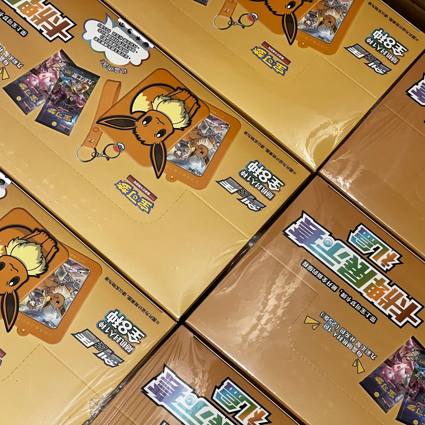 Eevee and Friends Keychain Blind Box FULL CASE of 8 Boxes