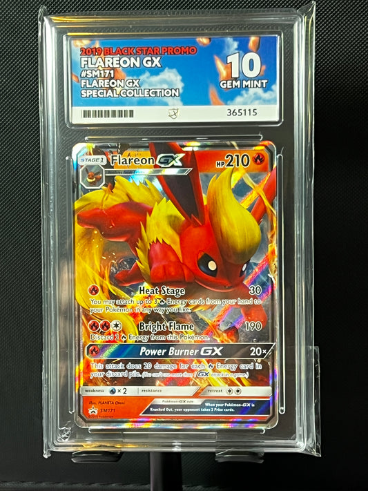 ACE 10 - Flareon GX - Black Star Promo - SM171 - Flareon GX Special Collection