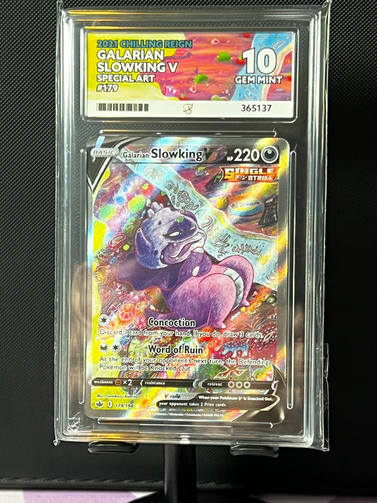 ACE 10 - Galarian Slowking V - Chilling Reign - 179/198 - Special Art