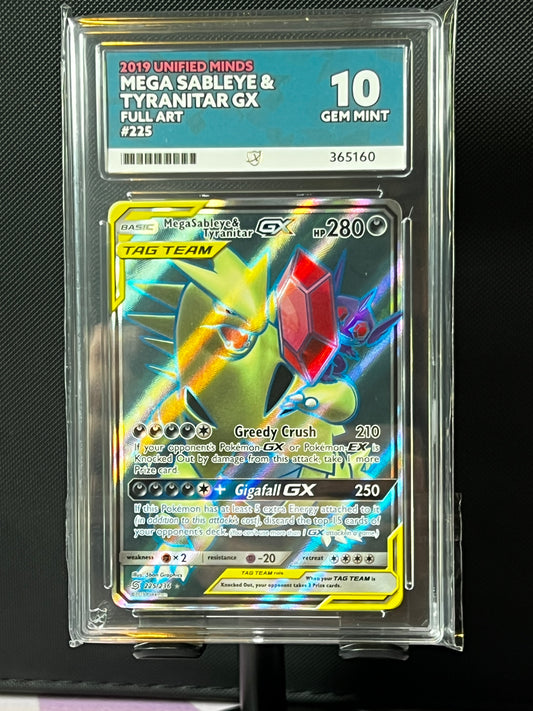 ACE 10 - Mega Sableye & Tyranitar GX - Unified Minds - 225/236 - Full Art