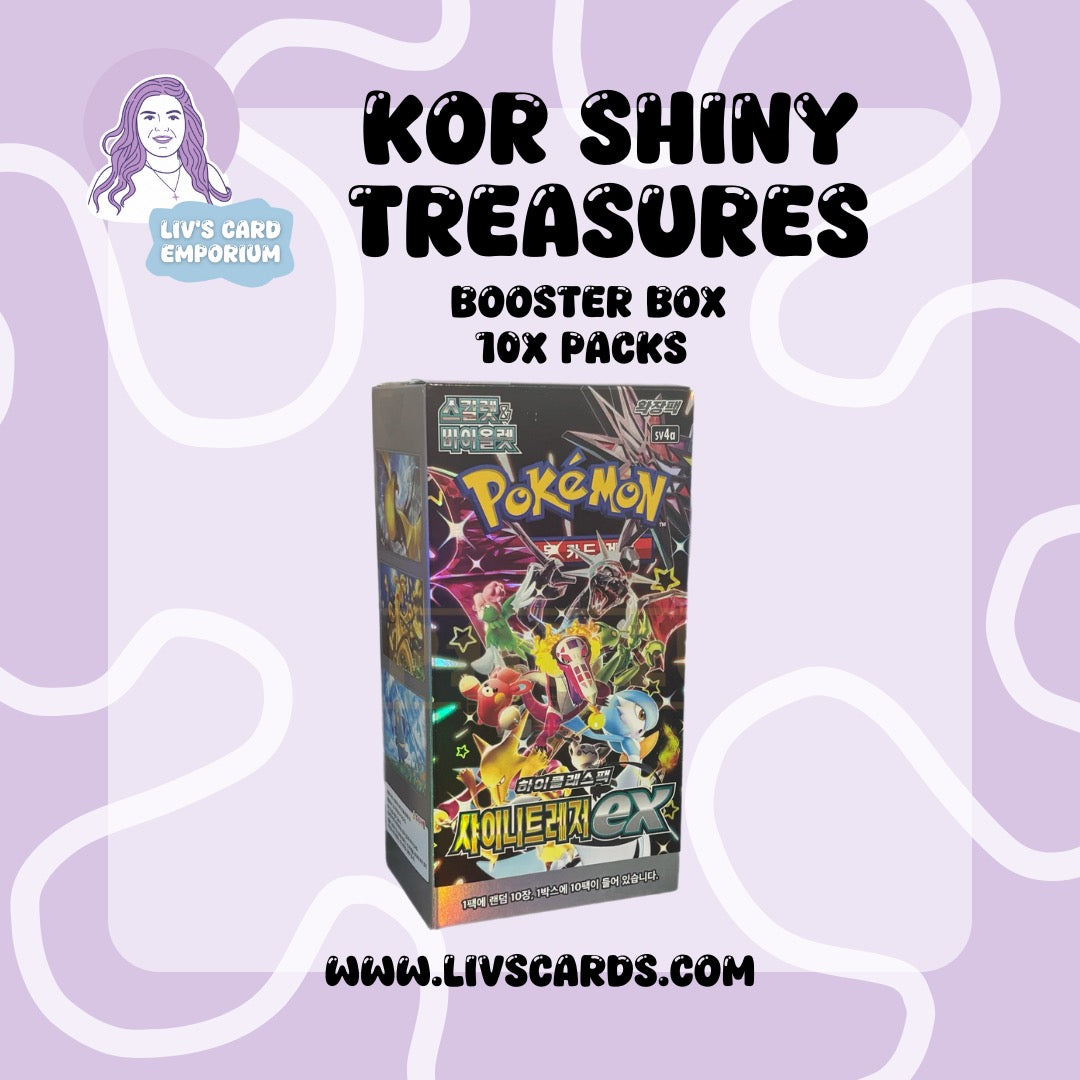 Shiny Treasure Ex Booster Box Korean