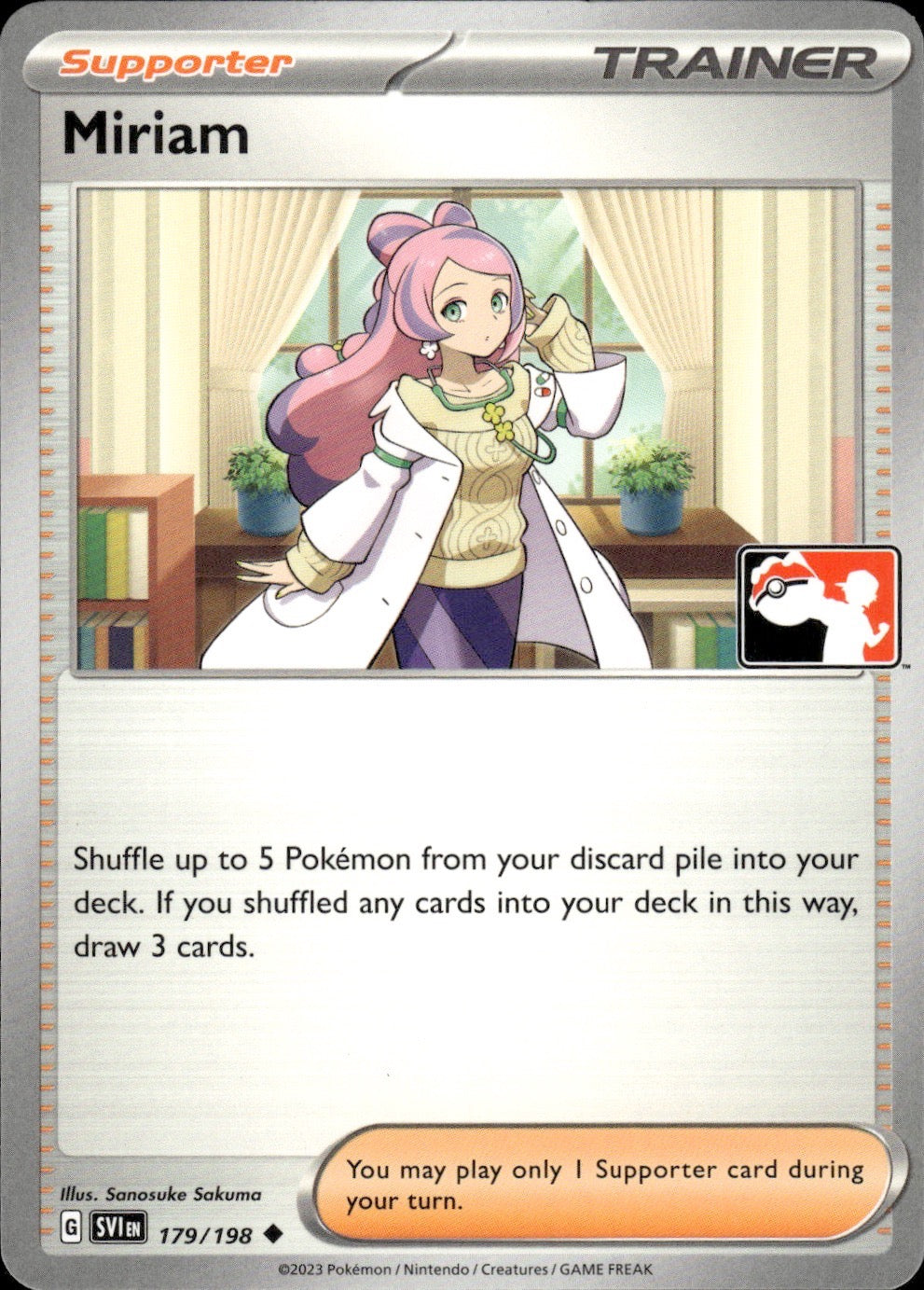 Miriam 179/198 Uncommon Prize Pack Series Cards Pokemon Near Mint