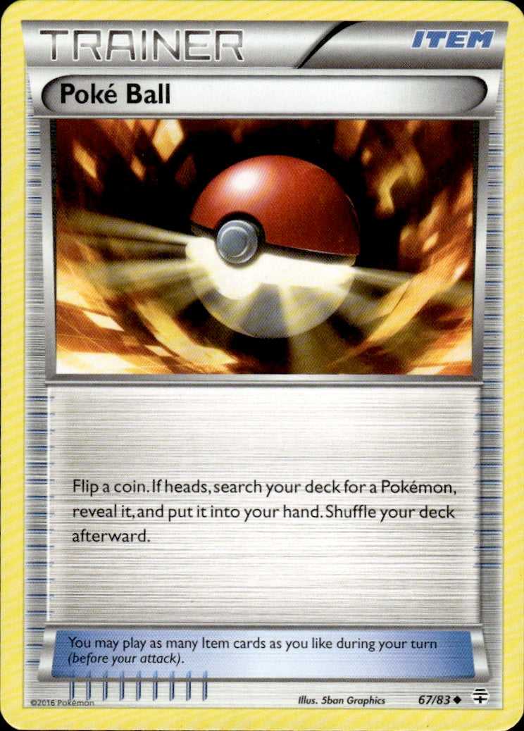 Poke Ball 67/83 Uncommon Generations Pokemon Lightly Played