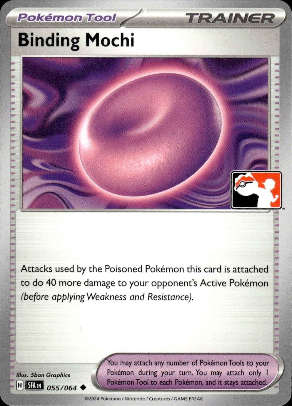 Binding Mochi 055/064 Uncommon Prize Pack Series Cards Pokemon Near Mint