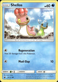 Shellos 29/111 Common Crimson Invasion Pokemon Lightly Played
