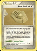 Root Fossil 92/100 Common Sandstorm Pokemon Lightly Played