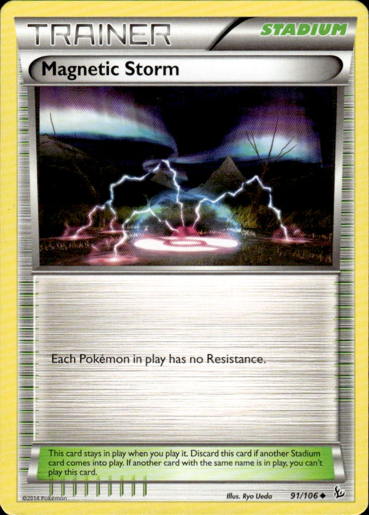 Magnetic Storm 91/106 Uncommon Flashfire Pokemon Lightly Played