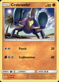Crabrawler 72/149 Common SM Base Set Pokemon Lightly Played