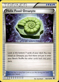 Helix Fossil Omanyte 102/124 Uncommon Fates Collide Pokemon Lightly Played