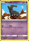 Salandit 46/111 Common Crimson Invasion Pokemon Lightly Played
