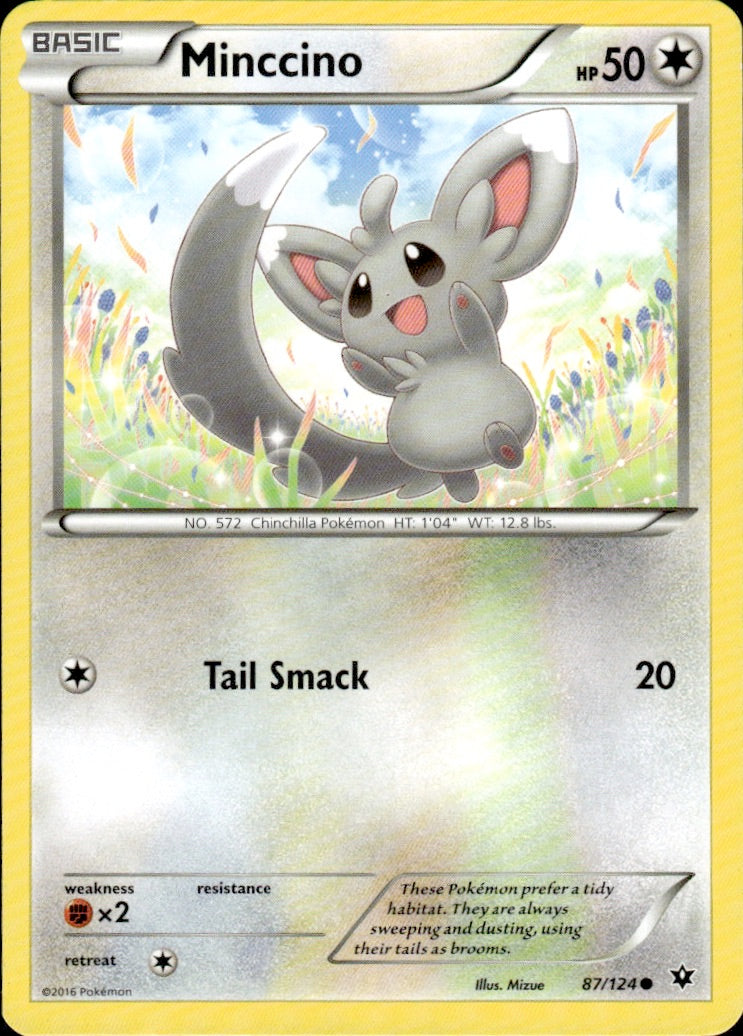 Minccino 87/124 Common Fates Collide Pokemon Lightly Played