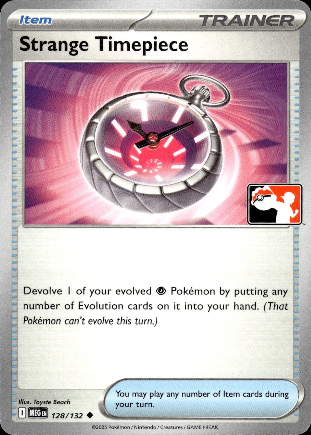 Strange Timepiece 128/132 Uncommon Prize Pack Series Cards Pokemon Near Mint