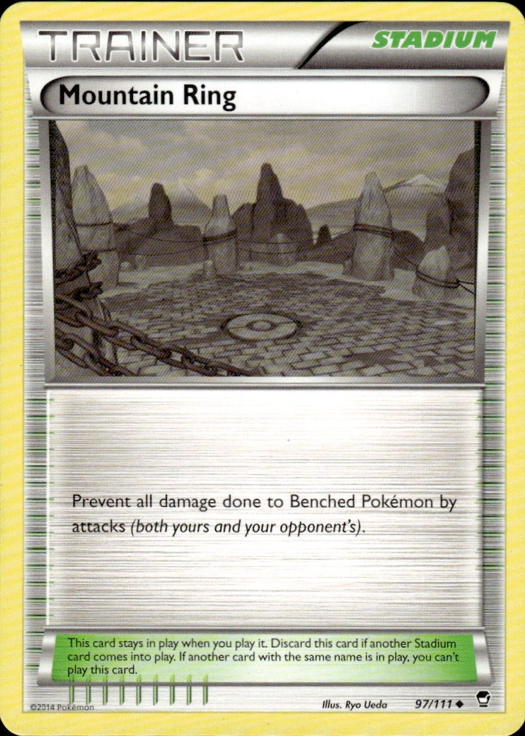 Mountain Ring 97/111 Uncommon Furious Fists Pokemon Lightly Played
