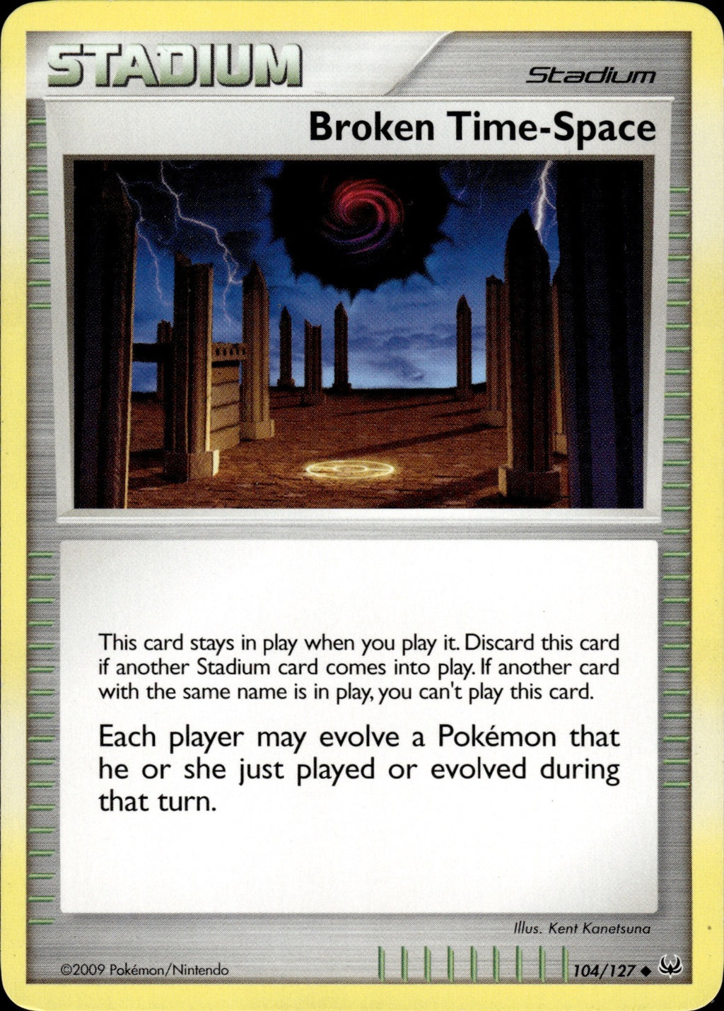 Broken Time-Space 104/127 Uncommon Platinum Pokemon Lightly Played