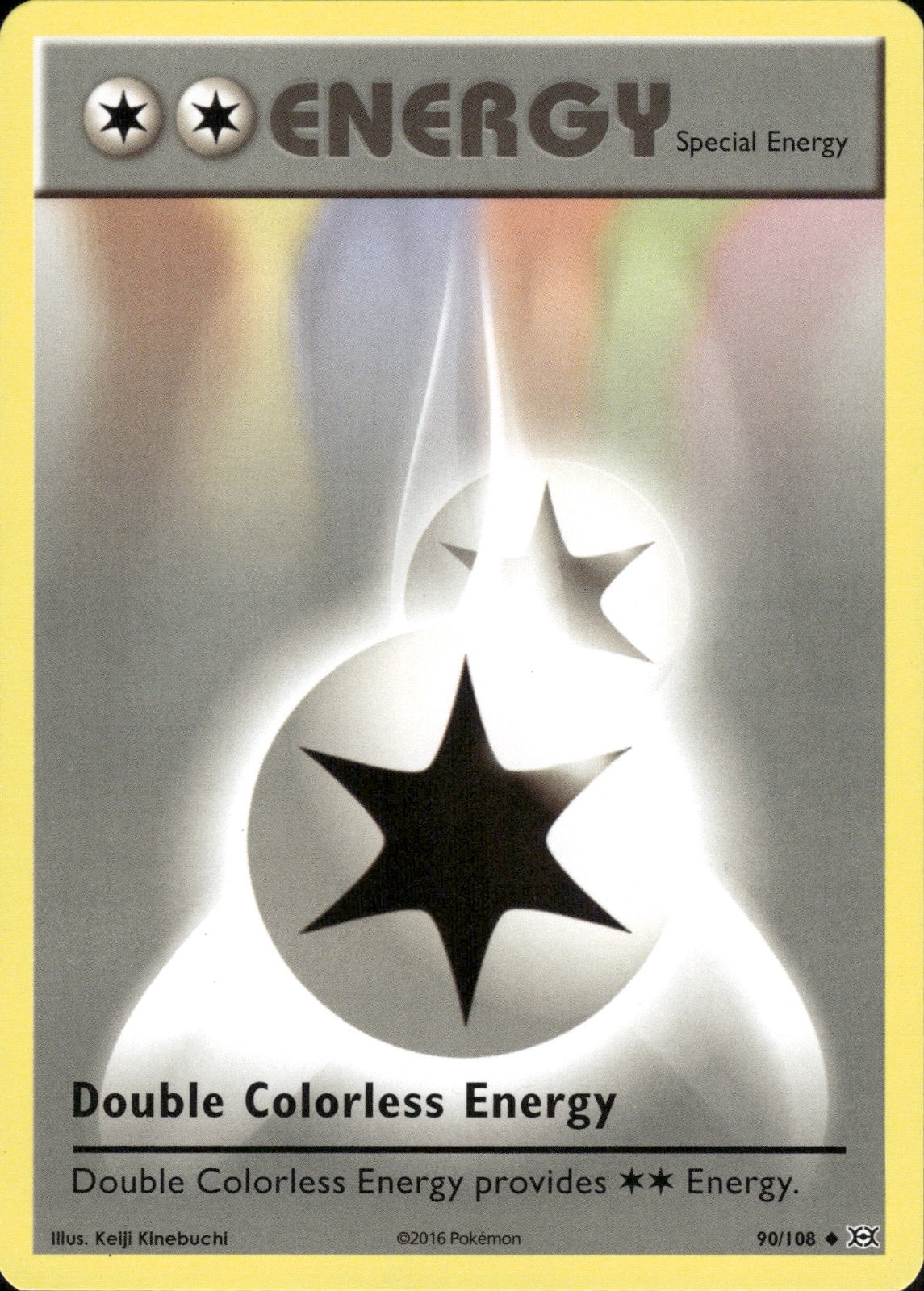 Double Colorless Energy 90/108 Uncommon Evolutions Pokemon Lightly Played