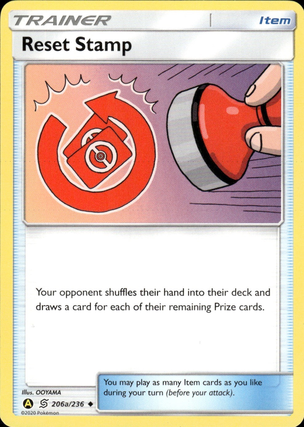 Reset Stamp 206A/236 Promo Alternate Art Promos Pokemon Lightly Played