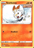 Scorbunny 026/198 Common Chilling Reign Pokemon Lightly Played