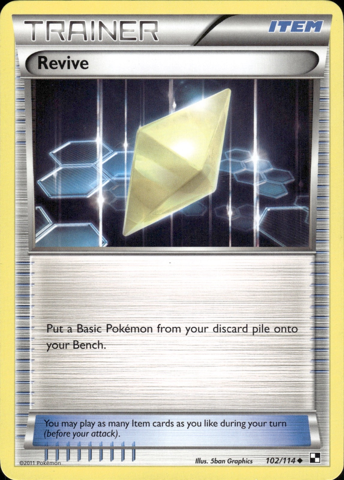 Revive 102/114 Uncommon Black & White Pokemon Lightly Played