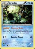 Omastar 18/124 Rare Fates Collide Pokemon Lightly Played