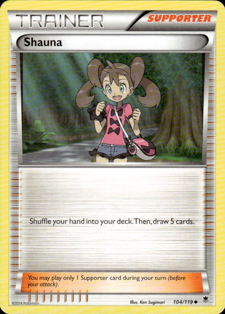 Shauna 104/119 Uncommon Phantom Forces Pokemon Lightly Played