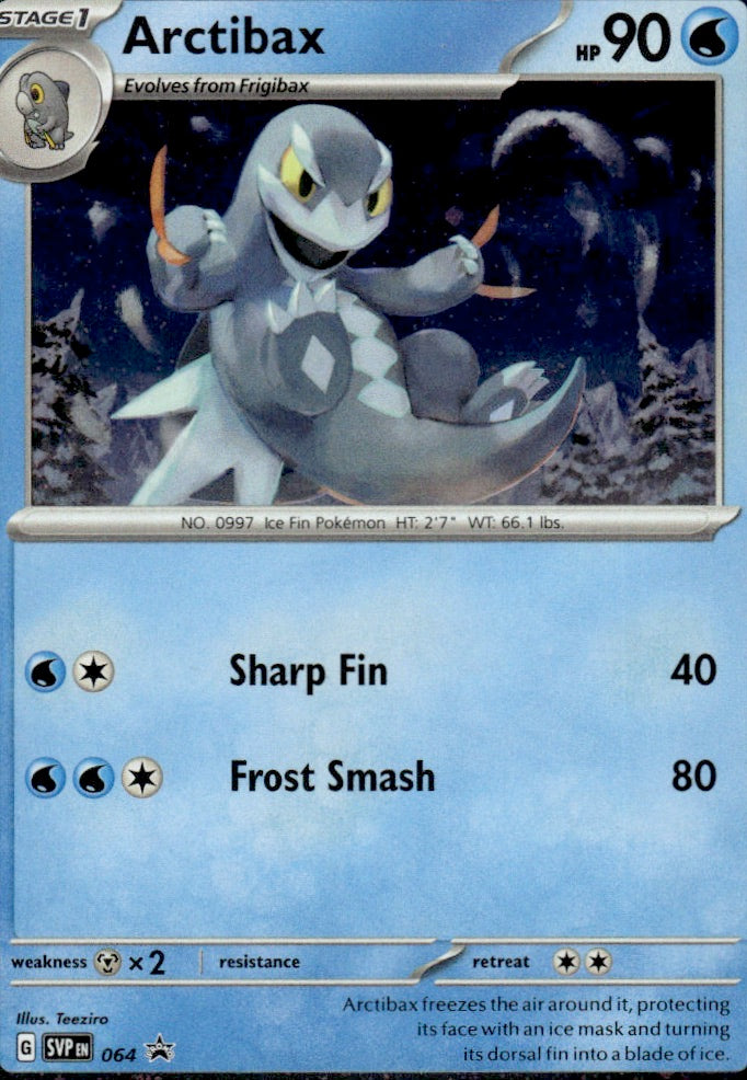 Arctibax (Cosmos Holo) 064 Promo Scarlet & Violet Promo Pokemon Lightly Played