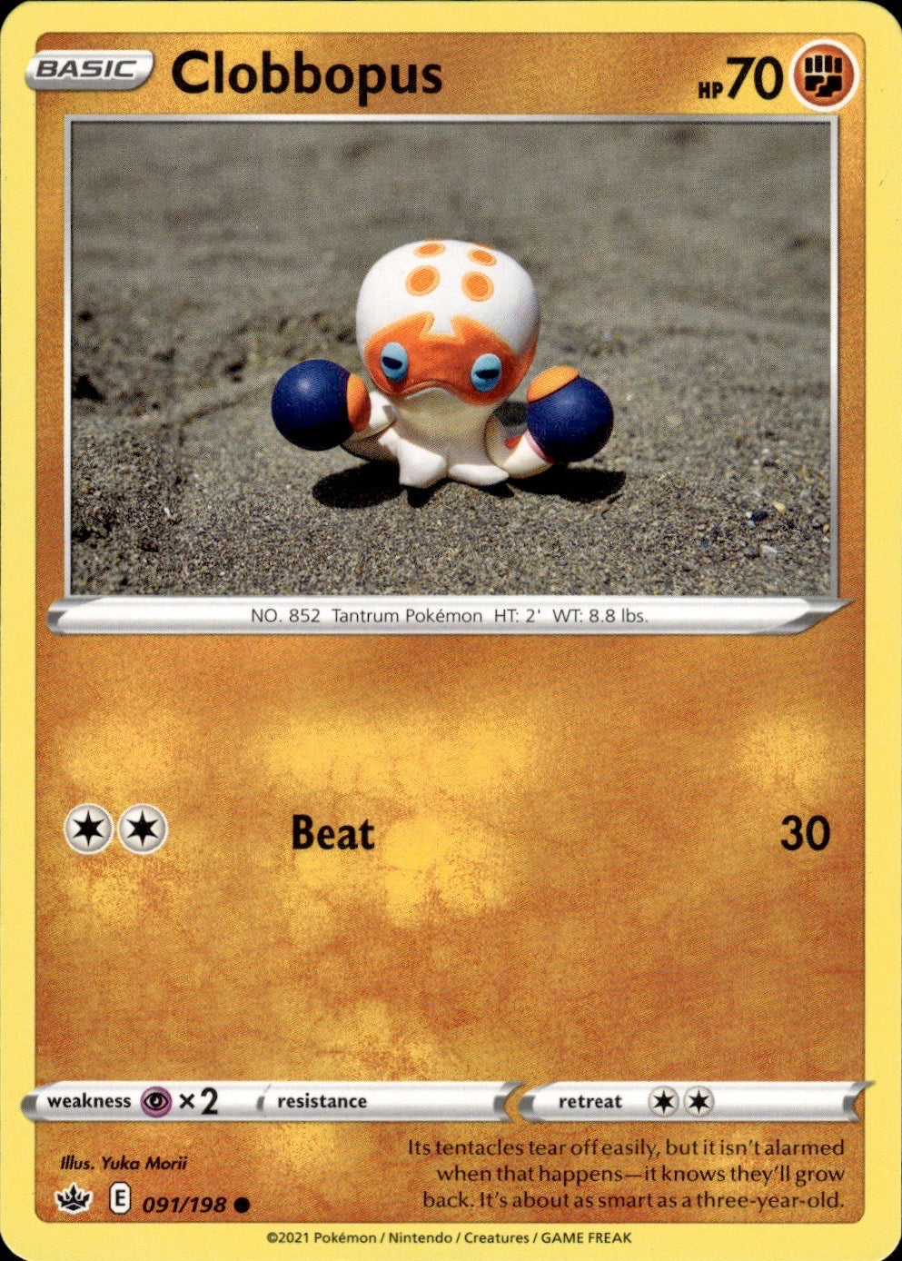 Clobbopus 091/198 Common Chilling Reign Pokemon Lightly Played