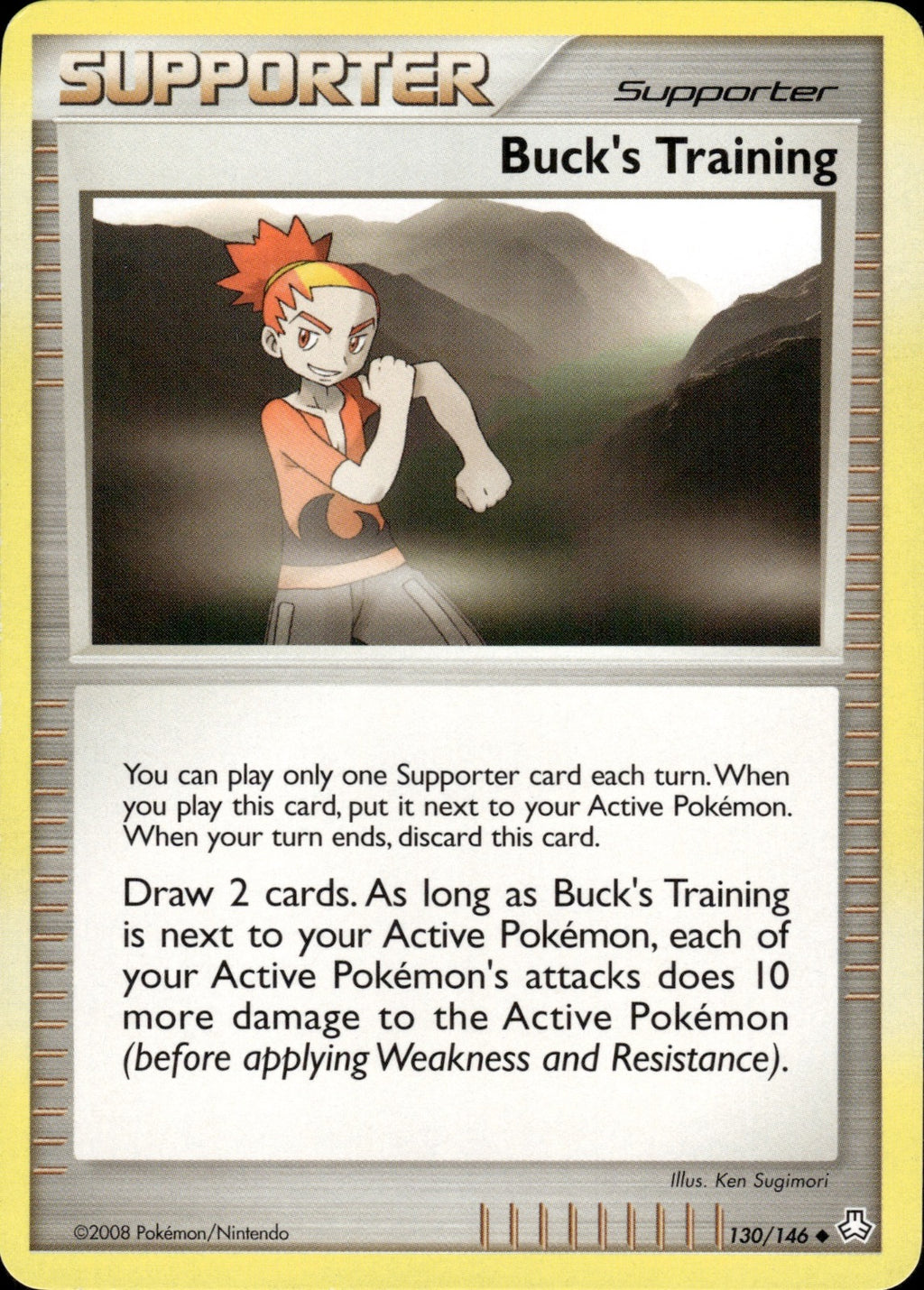 Buck's Training 130/146 Uncommon Legends Awakened Pokemon Lightly Played