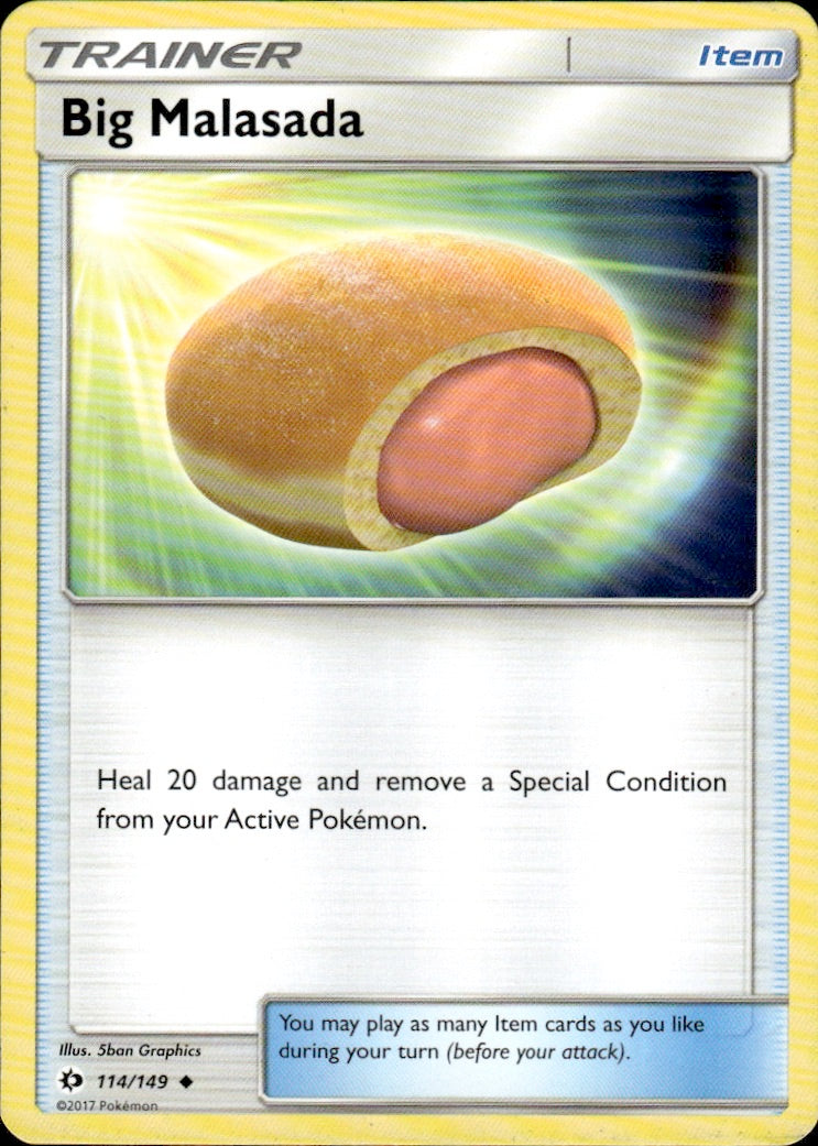 Big Malasada 114/149 Uncommon SM Base Set Pokemon Lightly Played