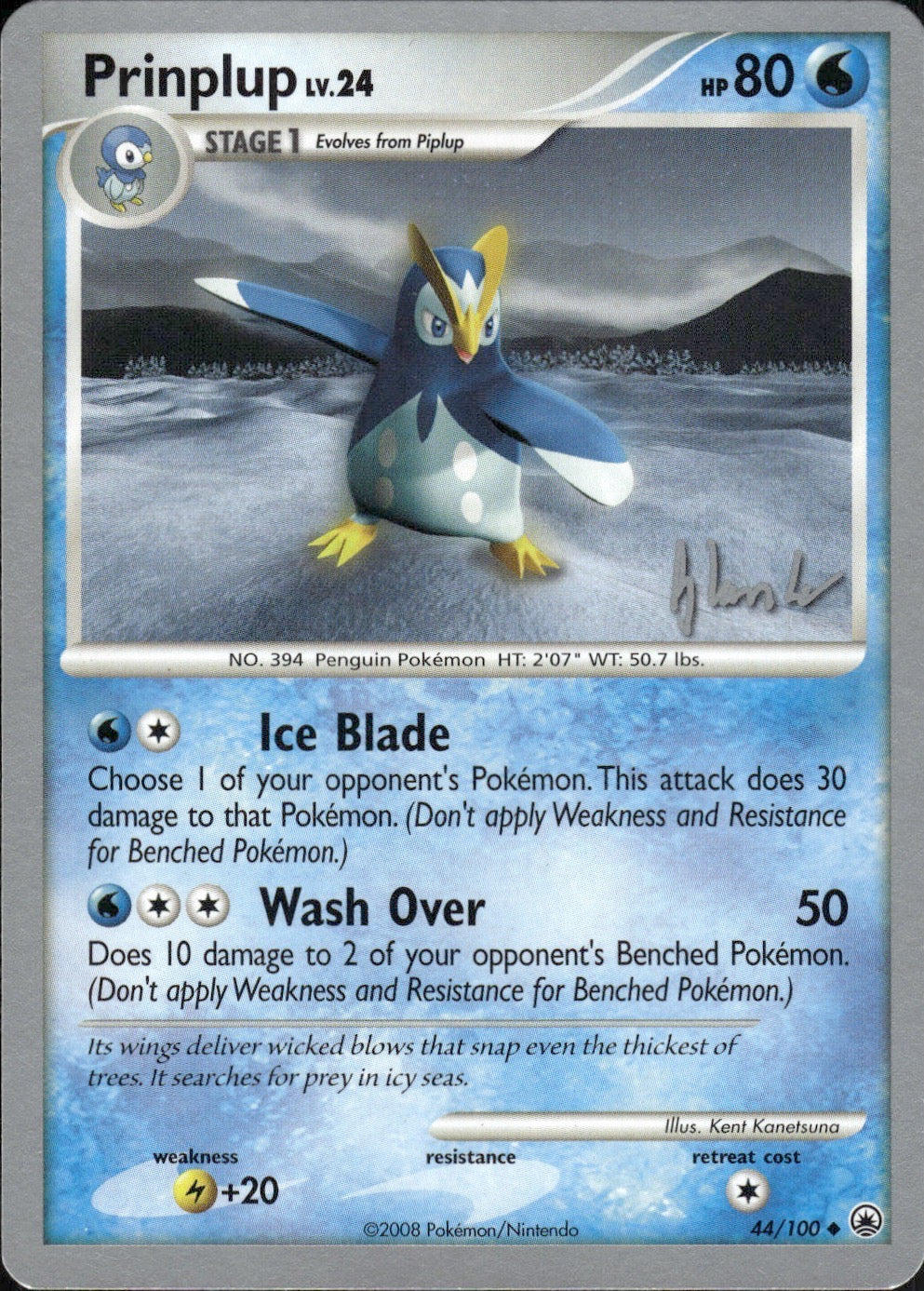 Prinplup (44) (Dylan Lefavour) 44/100 World Championship Decks Pokemon LP