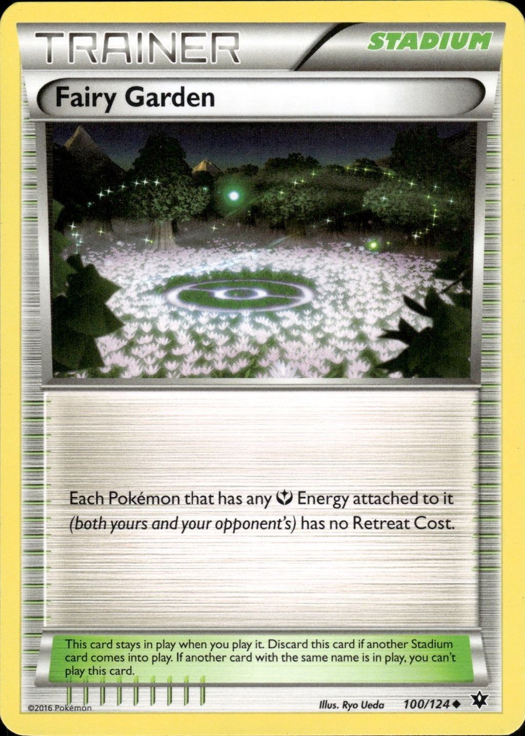 Fairy Garden 100/124 Uncommon Fates Collide Pokemon Lightly Played