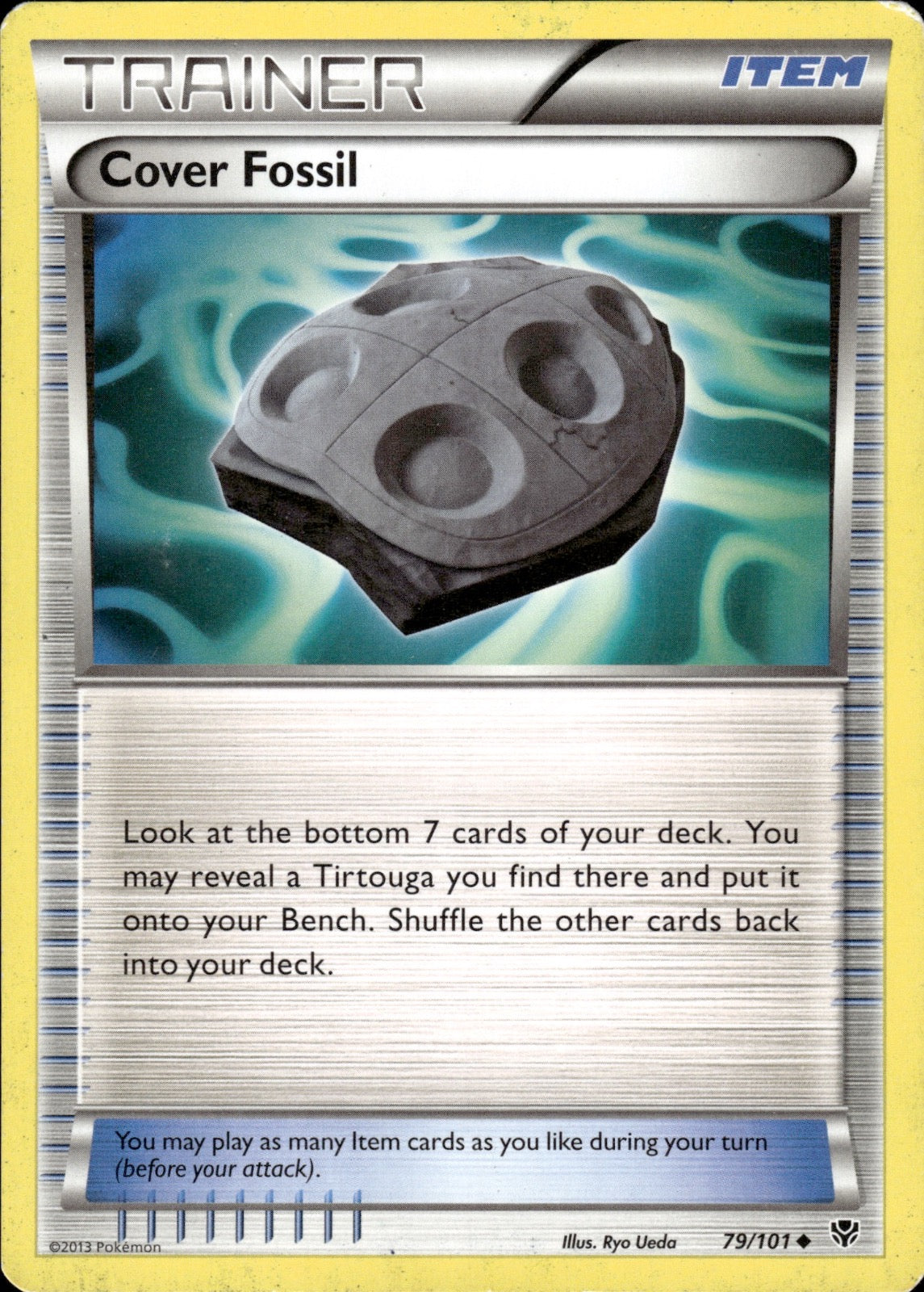 Cover Fossil 79/101 Uncommon Plasma Blast Pokemon Lightly Played